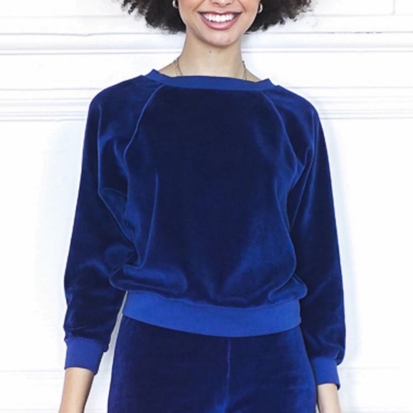 Suzie Kondi Velour Raglan sleeve top XS - Picture 4 of 7